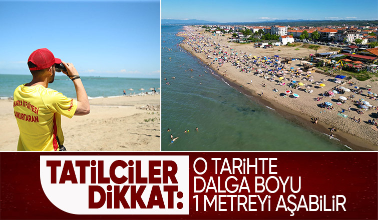 Büyükşehirden rip akınıtısı uyarısı; Kırmızı bayrak çekilecek