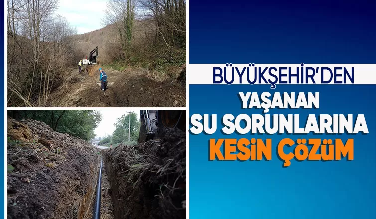 Büyükşehir’den Sapanca Akçay Mahallesi’ne yeni içme suyu projesi