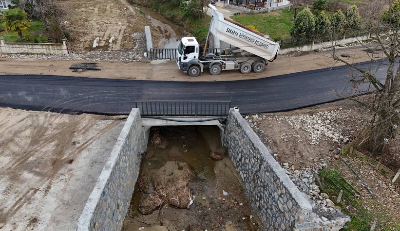 Büyükşehir’den sel ile taşkınlara menfez ve taş duvarlı önlem