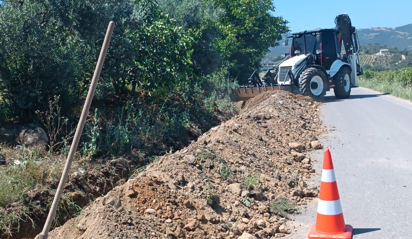 Büyükşehir’den Umurbey'e bin 500 metrelik içme suyu hattı