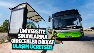 Büyükşehir’den üniversite adaylarına ücretsiz ulaşım