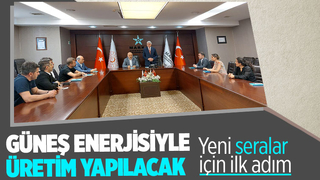 Büyükşehirden yeni seralar için ilk adım