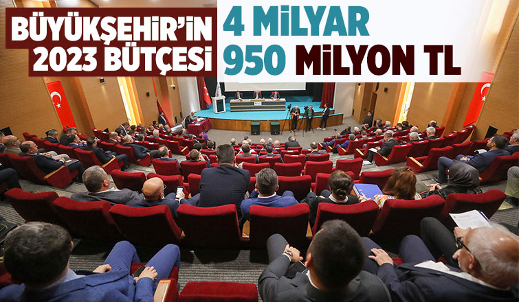 Büyükşehire dev bütçe