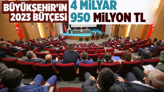 Büyükşehire dev bütçe