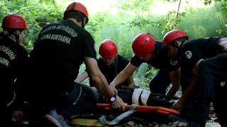 Büyükşehir’in afet timinden nefes kesen tatbikat