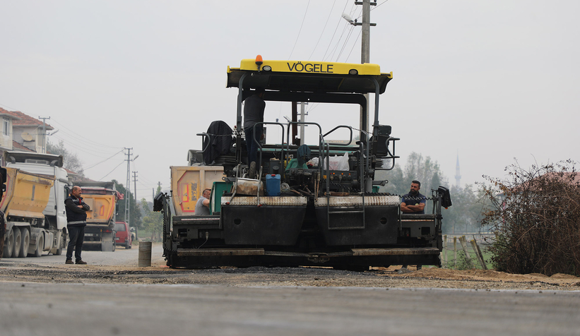 Büyükşehir’in asfalt mesaisi