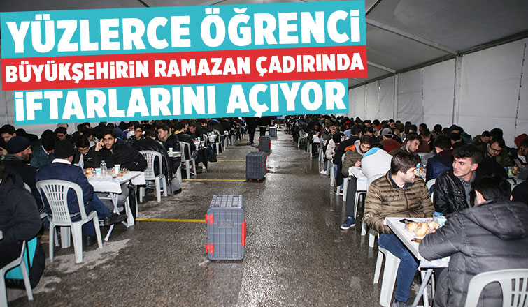 Büyükşehir’in bereketli sofrasında Ramazan’ın tadı bir başka