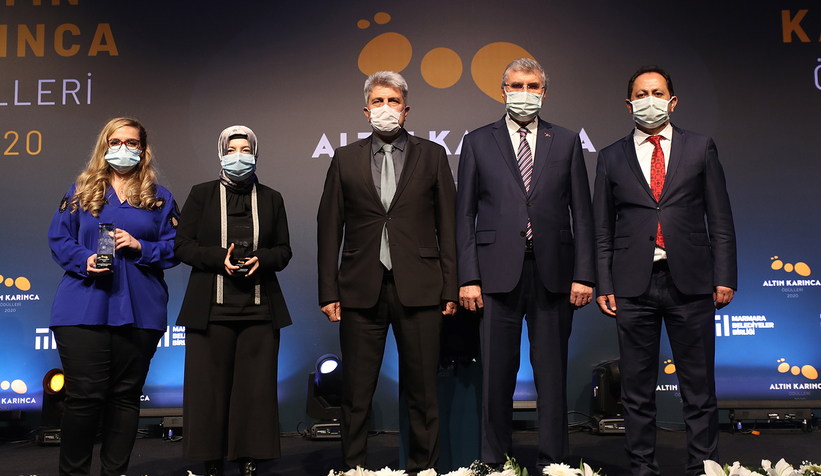 Büyükşehirin iki projesi Altın Karınca ödülüne layık görüldü