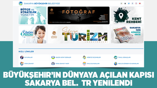 Büyükşehirin internet sayfası yenilendi