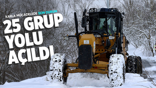 Büyükşehir’in kar mesaisi devam ediyor