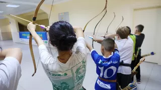 Büyükşehir’in minik okçuları nefes kesti