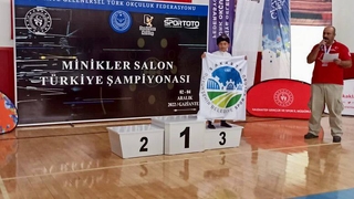 Büyükşehir’in minik sporcusu Türkiye 3’ncüsü oldu
