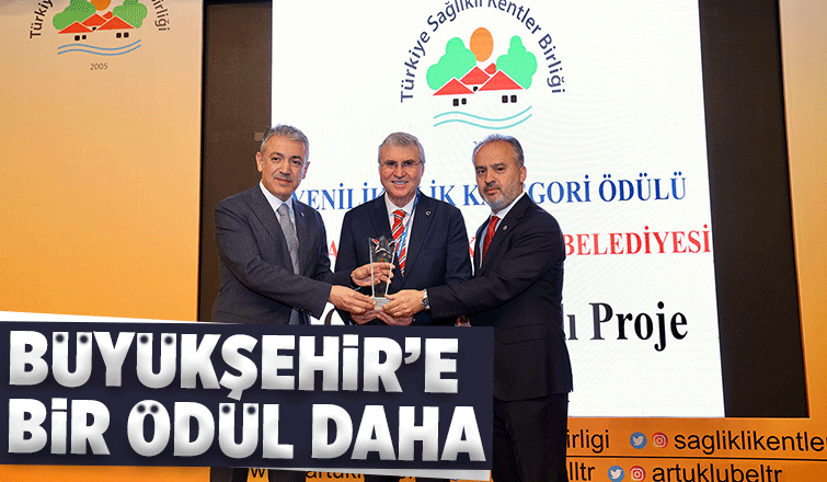 Büyükşehirin projesine ödül