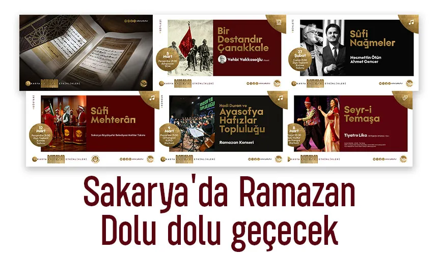 Büyükşehir’in Ramazan kültür sanat takvimi belli oldu