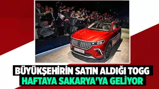 Büyükşehirin satın aldığı Togg, meydanda sergilenecek
