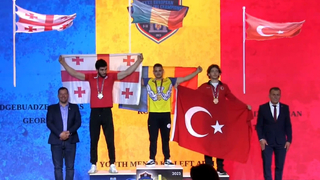 Büyükşehirin sporcusu bilek güreşinde Avrupa üçüncüsü