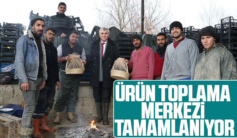 Büyükşehirin Ürün Toplama Merkezi tamamlanıyor