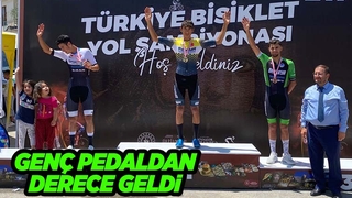 Büyükşehirli bisikletçi üçüncü oldu