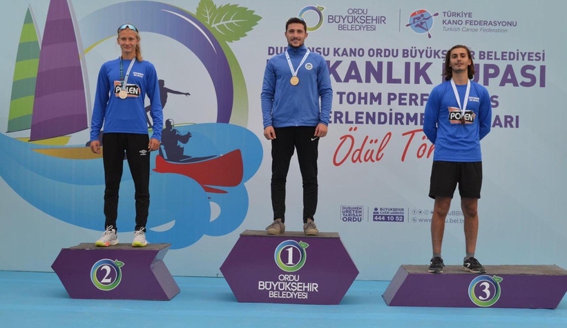 Büyükşehirli kanocular Ordu'dan başarıyla döndü