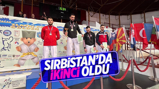 Büyükşehirli sporcu Sırbistan’da ikinci oldu