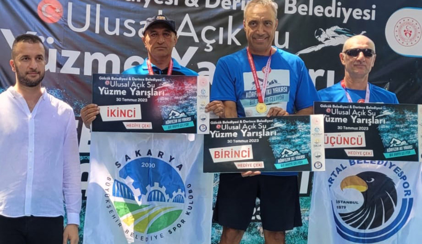 Büyükşehirli yüzücüden Körfez yarışlarında ikincilik