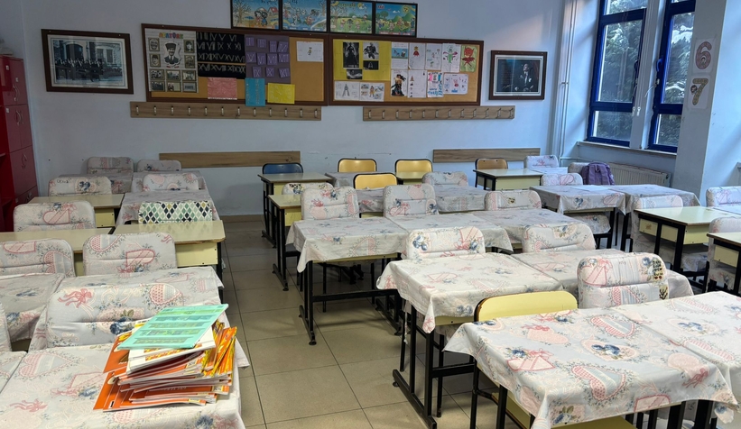 Buzlanma engeli: Şehirde sınıflar neredeyse boş kaldı