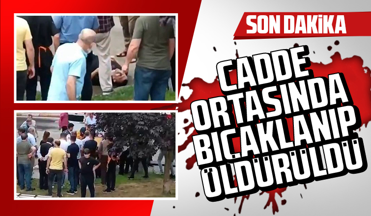 Cadde ortasında öldürüldü
