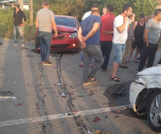 Cadde savaş alanına döndü; 5 yaralı