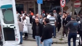 Cadde üzerinde vurulan kadın yaralandı