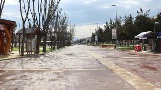 Cadde ve sokaklar 1 ay sonra yeniden boş kaldı