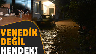 Cadde ve sokaklar göle döndü
