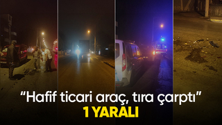 Caddede kaza 1 yaralı