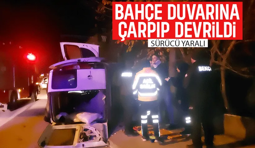 Caddede korkutan kaza