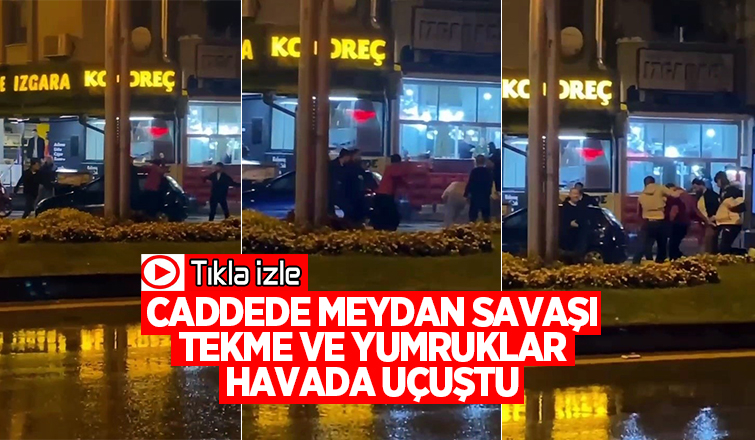 Caddede meydan savaşı