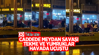 Caddede meydan savaşı