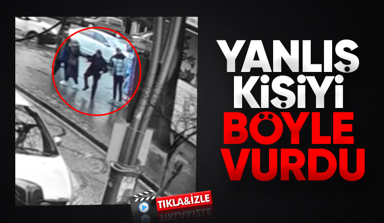 Caddede yürüyordu, silahla vuruldu: İşte o anlar