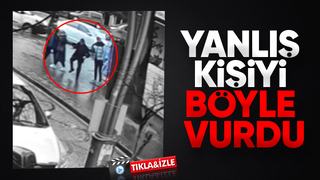 Caddede yürüyordu, silahla vuruldu: İşte o anlar