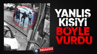 Caddede yürüyordu, silahla vuruldu: İşte o anlar