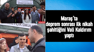 Çadır Kentte ilk nikah