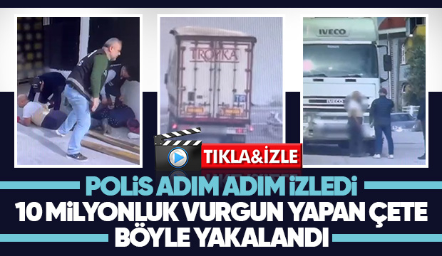 Çaldıkları içecekleri depoya indirirken yakalandılar