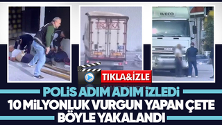 Çaldıkları içecekleri depoya indirirken yakalandılar