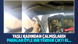 Çaldıkları paralar zuldan çıktı