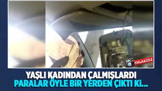 Çaldıkları paralar zuldan çıktı