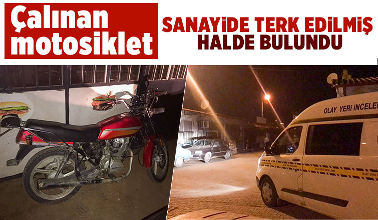 Çalınan motosiklet bakın nasıl bulundu
