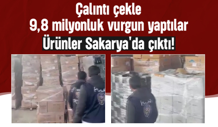 Çalıntı çekle 9,8 milyonluk züccaciye ürünü aldılar