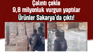 Çalıntı çekle 9,8 milyonluk züccaciye ürünü aldılar