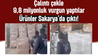 Çalıntı çekle 9,8 milyonluk züccaciye ürünü aldılar