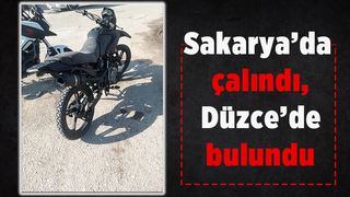 Çalıntı motosiklet bulundu