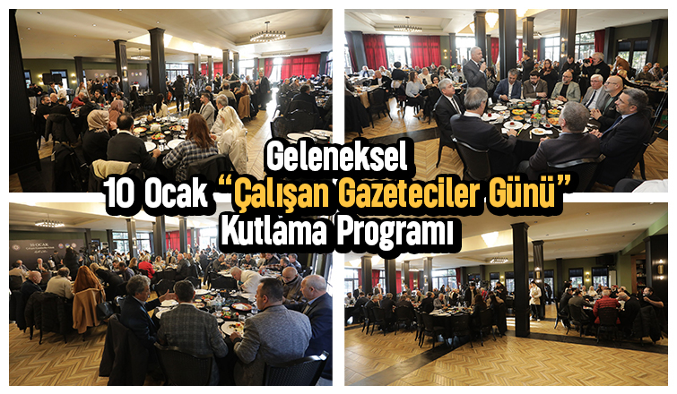 Çalışan Gazeteciler Günü kutlama programı