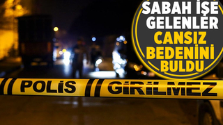 Çalıştığı depoda ölü bulundu